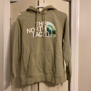 The North Face Olive Green Pullover Hoodie
